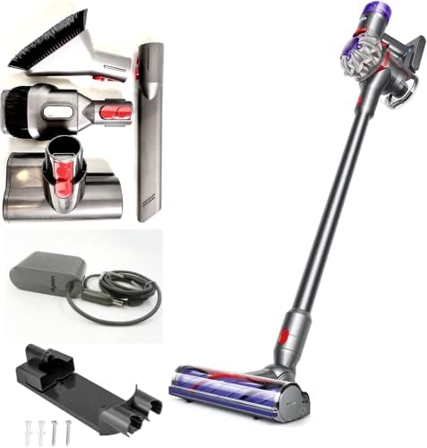 Dyson V8 Animal Cordless Stick Vacuum Cleaner I Lightweight I HEPA Filtration I Powerful Suction I Height Adjustable I Telescopic Handle I Rechargeable Battery I Grey (Renewed)