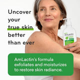 AmLactin Daily Nourish 12% - 14.1 oz Body Lotion with 12% Lactic Acid - Exfoliator and Moisturizer for Dry Skin (Packaging May Vary)