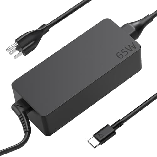 65W Laptop Charger USB C Fit for Lenovo ThinkPad P51s P52s P53s P43s;Yoga L13 L14 L15 E15 E14 X13 T14 R14 T15 T14s P14s P15s Gen 1 2 3 Laptop Power Supply Adapter Cord