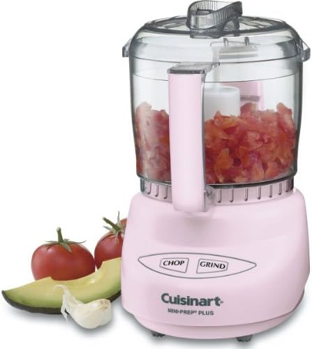 Cuisinart DLC-2APK Mini-Prep Plus Food Processor, 24 Ounce, Pink