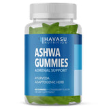 Ashwagandha Gummies Supplement Designed to Calm & Relax | Herbal Mood Adrenal Support | Ashwagandha Gummies for Women and Men | Non-GMO and Gluten-Free Supplement | 60 Vegan Strawberry Gummies