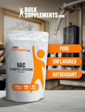 BulkSupplements NAC Powder (N-Acetyl Cysteine) – 600 mg per Serving – 100g (166 Servings), Gluten-Free Supplement