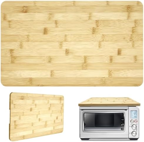 Bamboo Cutting Board Compatible with Breville 860BSS 845BSS BOV800XL Smart Oven Convection Toaster Oven, 100% Natural Organic Bamboo, 17.8" × 10.8" Accessories for Countertop Convection Oven