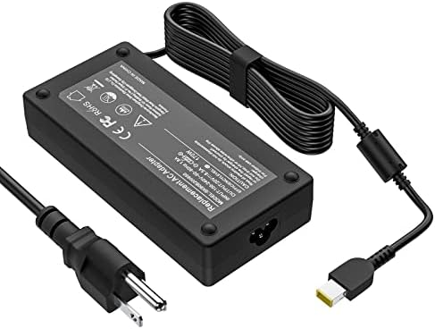 170W 20V 8.5A Laptop Charger Replacement for Lenovo Thinkpad P50 P51 P52 P53 P70 P71 P73 W540 W541 T540P P15 P17 P15V P15G T15G T15P P1 Power Adapter Supply Cord