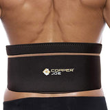 Copper Joe Back Brace for Lower Back Pain Relief, Back Support Belt Men and Women With Adjustable Black Velcro Lumbar Support Belt for Sciatica (Large/X-Large)