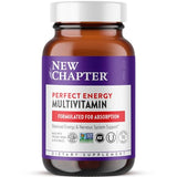 New Chapter Energy Supplement - Perfect Energy Multivitamin for Balanced Energy + Stress Support with B Vitamins + Vitamin D3 + Organic Non-GMO Ingredients - 96 ct