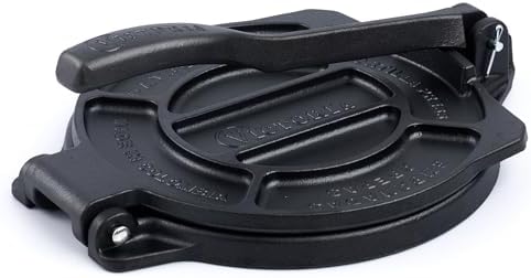 Victoria Cast Iron Tortilla Press, Tortilla and Roti Maker, Made in Colombia, 8 Inches