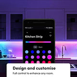 LIFX Lightstrip Color Zones, Wi-Fi Smart LED Light Strip, Full Color with Polychrome Technology™, No Bridge Required, Works with Alexa, Hey Google, HomeKit and Siri, 80" Kit