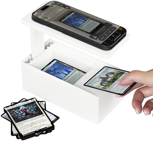 Scanstand for Standard Size Trading Cards, Easily scanning MTG Cards, Phone Holder ManaBox Card Scanner, Quickly Scan and Price Check MTG Cards, Only Available for ManaBox
