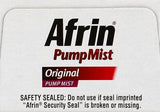 Afrin Original Maximum Strength 12 Hour Sinus Congestion Relief Pump Mist - Fast Acting Allergy Nasal Decongestant and Sinus Spray for Powerful Nasal Congestion Relief 0.5oz (15mL)