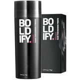 BOLDIFY Hair Fibers (56g) Fill In Fine and Thinning Hair for an Instantly Thicker & Fuller Look - Best Value & Superior Formula -14 Shades for Women & Men - DARK GREY