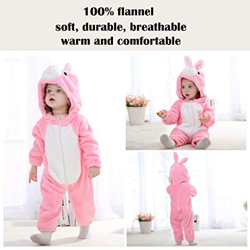 Baby Bunny Costumes Unisex Toddler Outfit Halloween Dress Up Romper 18-24 Months