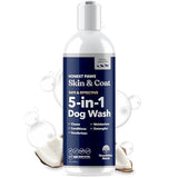 Honest Paws Dog Shampoo and Conditioner - Premium Dog Wash for Allergies and Dry, Itchy, Moisturizing for Sensitive Skin - Sulfate Free, Plant Based, All Natural -16 Fl Oz