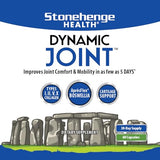 Stonehenge Health Dynamic Joint Supplement - Comfort, Mobility, Flexibility with AprèsFlex Boswellia, MSM, Collagen, Bromelain, Turmeric, Vitamin C, D3 (60 Capsules)