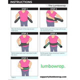 Lumbowrap® - The Plus Size Hip & Lower Back Wrap For Big People That Makes It Easier To Walk Further & Stand Up Longer Periods (For Sciatica, Herniated Discs, Spinal Stenosis, Arthritis, & Obesity) (X-Large)