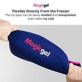 Magic Gel Ice Pack for Back Pain Relief | 2 Pack Lower Back Wrap for Hot or Cold Therapy | Relief for Lower Lumbar, Sciatic Nerve, Herniated or Degenerative Disc, Coccyx, Tailbone Pain