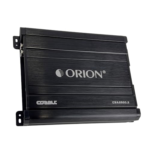 Orion Cobalt Series CBA2500.2 High Efficiency 2-Channel Class A/B Amplifier for Car Audio Stereo - 2500W High Output, 2/4 Ohm Stable, Adjustable Low/High Pass, Bass Boost, MOSFET Power Supply
