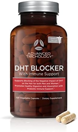 DHT Blocker - Hair Growth Supplement for Genetic Thinning for Men and Women | Approved* by American Hair Loss Association | Guaranteed, Backed by 20 Years of Experience in Hair Loss Treatment Clinics