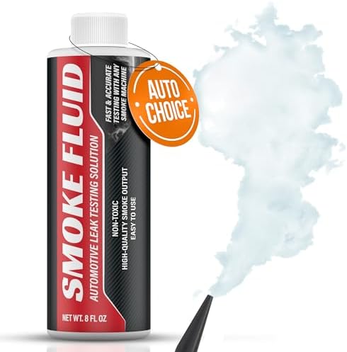 Smoke Fluid Solution for Automotive Leak Detection – Clean, High-Density Fluid for All Diagnostic Smoke Machines – EVAP, Vacuum, Exhaust, Turbo, Superchargers, Fuel, and Intake Systems - 8 Fl Oz