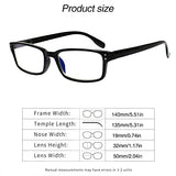 Kerecsen 6-Pack Reading Glasses Blue Light Blocking,Spring Hinge Readers for Men Women,Computer Eyeglasses (6 Black, 1.25, multiplier_x)