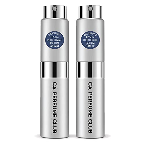 CA Perfume Club Impression of Rojadoor Elysium Pour Homme Parfum Cologne For Men Replica Version Fragrance Dupes Concentrated Long Lasting Eau de Parfum Spray Refillable Atomizer 0.27 Fl Oz-X2