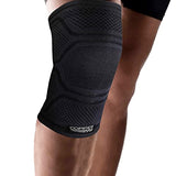 Copper Fit Elite Knee Compression Sleeve Knee Brace 2-Pack, Black (Large/X-Large, 16''-20''),2.0 Count