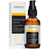 YEOUTH Niacinamide Serum for Face 10% with Hyaluronic Acid, Rejuvenating Hydrating Serum, B3 Face Serum for Women & Men, Revitalizing Skin Care 2oz