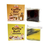 Magara Skin Cuffu Bar and Cuffu Buff Coffee Scrub Soap