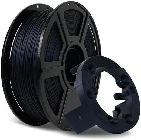 FLASHFORGE Carbon Fiber PLA Filament 1.75mm Midnight Blue, Reinforced 3D Printer Filament 1kg, Lightweight & High-Strength PLA-CF Filament, Strong & Easy to Print