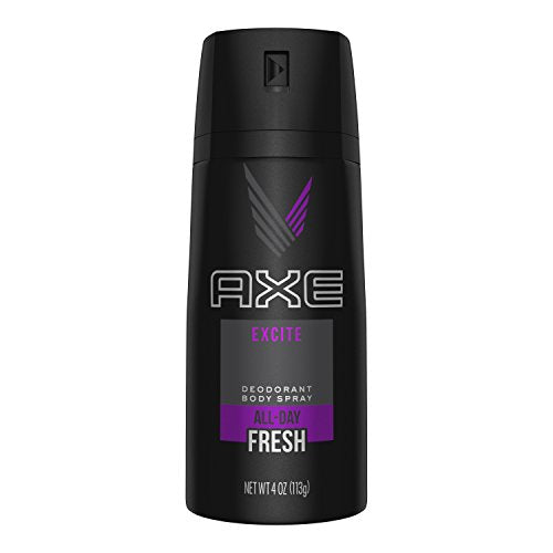 AXE Body Spray for Men, Excite, 4 oz(pack of 3)