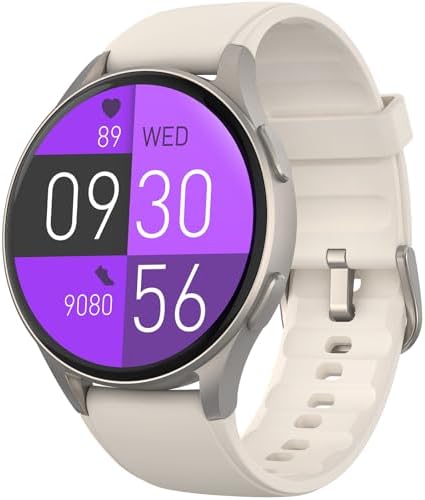 Smart Watch, Built-in Alexa, GPS, VO2 Max, HRV, SpO2 Sleep Monitoring, Noise Detection, Women's Health, Sports Tracking, Notifications, 1.32" AMOLED, Compass, Altimeter (Bluetooth, Gray, 43mm)