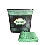 BioBag (USA), The Original Compostable Bag, 2.6 Gallon, 100 Total Count, 100% Certified Compostable Kitchen Food Scrap Bags, Kitchen Compost Bin Compatible