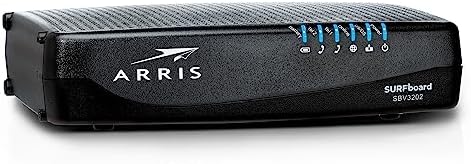 ARRIS SURFboard SBV2402 DOCSIS 3.0 Cable Modem , Comcast Xfinity Internet & Voice , 1 Gbps Port , 2 Telephony Ports , Supports Xfinity 800 Mbps Max Internet Speed