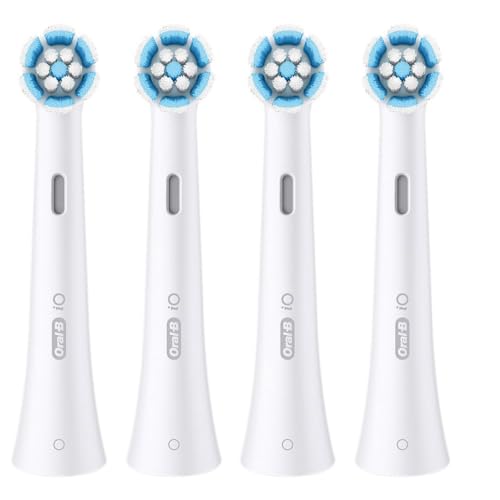 Oral-B iO Series Gentle Care Electric Toothbrush Replacement Brush Heads for an Oral-B Electric Toothbrush, 4 count, White