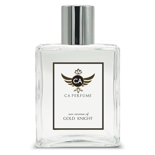 CA Perfume Impression of Gold Knight For Men Eau de Parfum Spray Bottle 3.4 Fl Oz/100ml