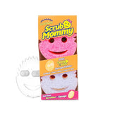 Scrub Daddy Scrub Mommy Sponges 6ct + Daddy Caddy - Scratch-Free Multipurpose Dish Sponges + Sponge Holder - BPA Free & Made with Polymer Foam - Stain & Odor Resistant Kitchen Sponge