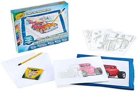 Crayola Light Up Tracing Pad - Blue, Tracing Light Box for Kids, Drawing Pad, Toys for Kids, Gift for Boys & Girls, Ages 6, 7, 8