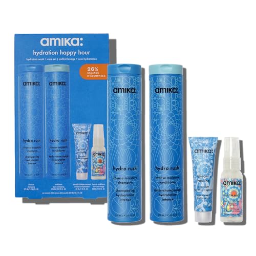 amika hydration happy hour wash + care set