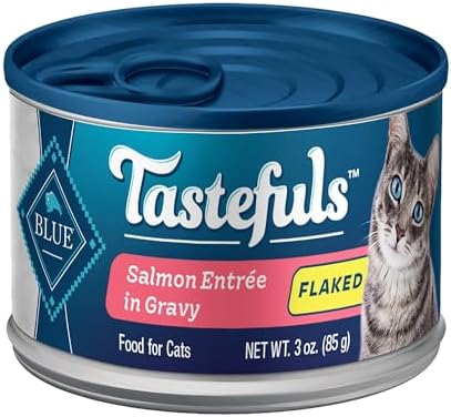 Blue Buffalo Tastefuls Wet Cat Food with Salmon, 3 oz., Case of 12