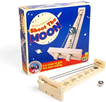 Shoot The Moon Game — Balancing Game with Moon Ball, Table Games, Retro Games, Board Games by Relatable, Easter Basket Stuffers for Kids