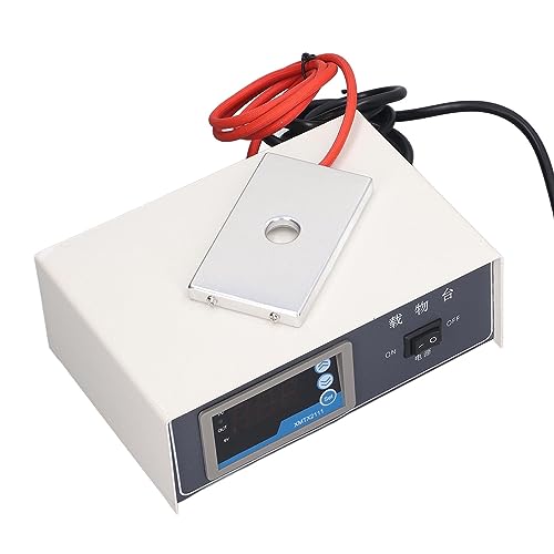 Microscope Warm Stage, Microscope Temperature Control Stage 75W Digital Display Constant Temperature Slide Warmer, Compound Binocular Microscopes (US Plug 110V)