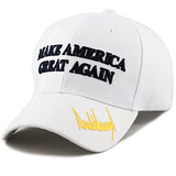 The Hat Depot Original Exclusive Donald Trump 2020 "Keep America Great/Make America Great Again 3D Signature Cap (5. MAGA-White)