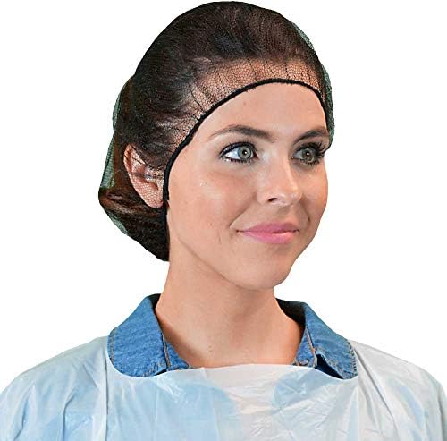 Disposable Hair Nets Durable Nylon Caps Breathable Honeycomb 24" (100)