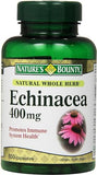 Nature's Bounty Echinacea 400 mg Capsules 100 ea (Pack of 6)