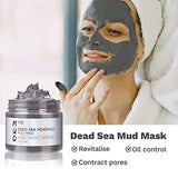 ANAI RUI Turmeric Clay Mask - Green Tea Clay Mask - Dead Sea Minerals Mud Mask, Spa Facial Mask Set, Face Mask Gift Set for Mom 2.5 oz each