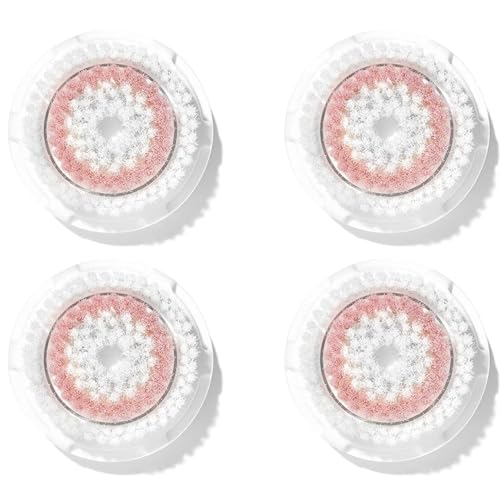 Radiance Facial Cleansing Brush Head Replacement Compatible with Clarisonic Mia 1, Mia 2, Mia Fit, Alpha Fit