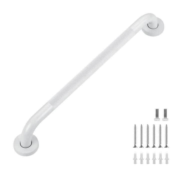 Grab Bars for Shower, 2 Pack 20-Inch Anti Slip Shower Handles for Elderly, Safety Shower Grab Bar, Stainless Steel Handicap Grab Bars for Bathroom (White 1" Diameter)