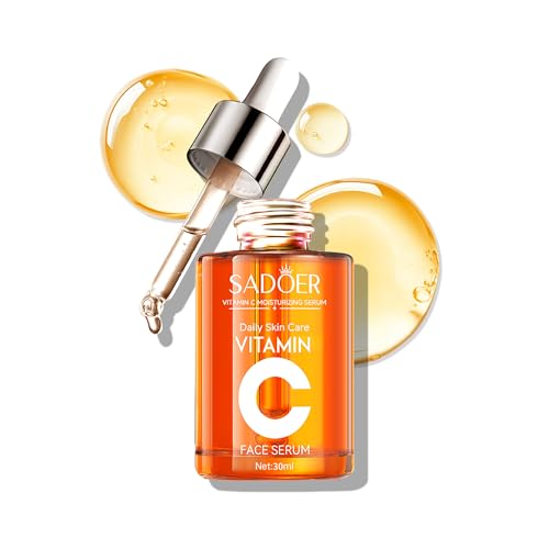 Advanced Vitamin C Gloss Serum - Stabilized Complex with Hyaluronic Acid & Centella | Hydrating Facial Essence for Dullness & Uneven Texture, Sensitive Skin-Friendly Formula, 1 fl oz