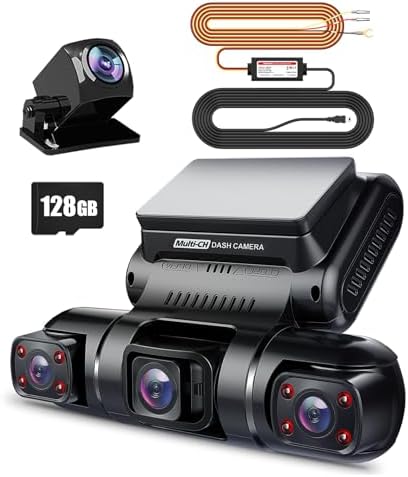 D90-4CH Dash Cam and Hardwire Kit for Parking Monitor Mode