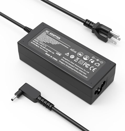 65W 45W Charger for Acer Aspire 1 3 5 A315-23 A315-24P A315-24PT A315-24P-R7VH A515-44 A515-45 A515-46 A515-54 A515-55 A515-56 A115-32 Laptop AC Adapter Power Cord